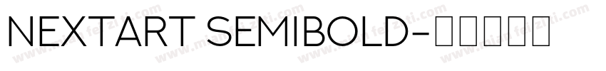 NEXTART SemiBold字体转换
